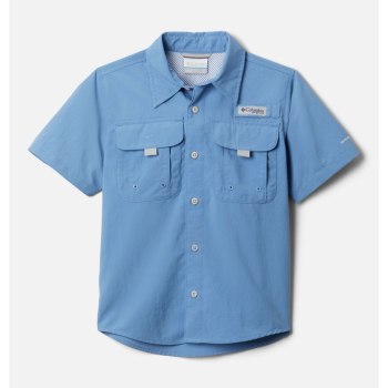 Columbia PFG Bahama Short Sleeve, Camisa Azules Para Niño | 367524-PMJ